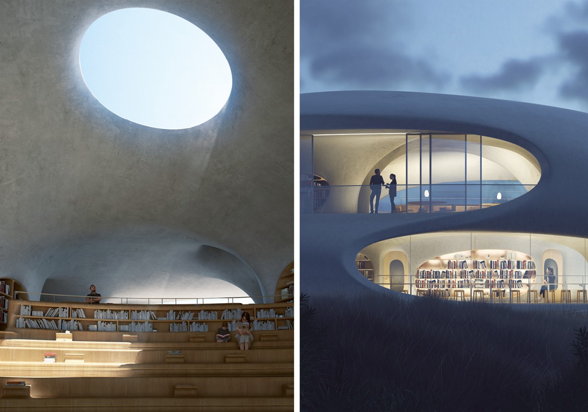 MAD Architects wormhole library
