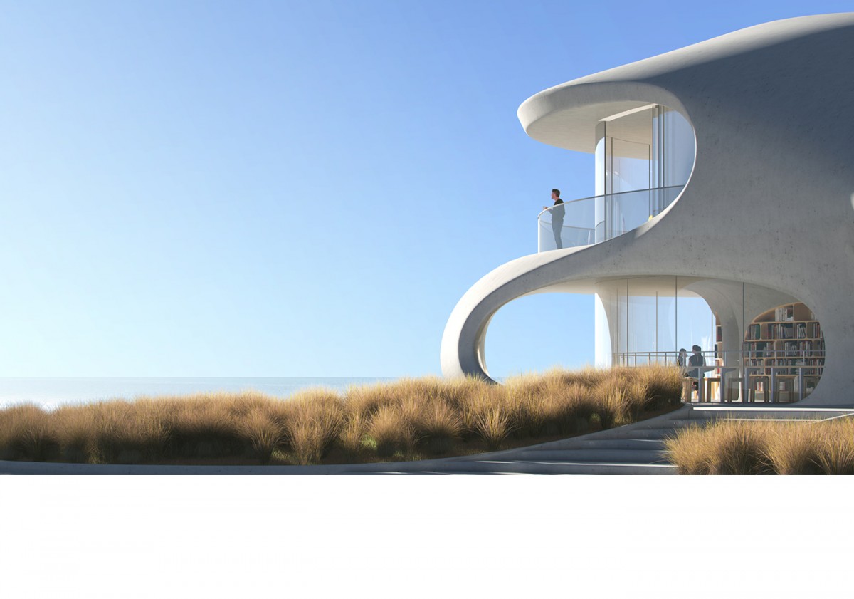 MAD Architects wormhole library terrace