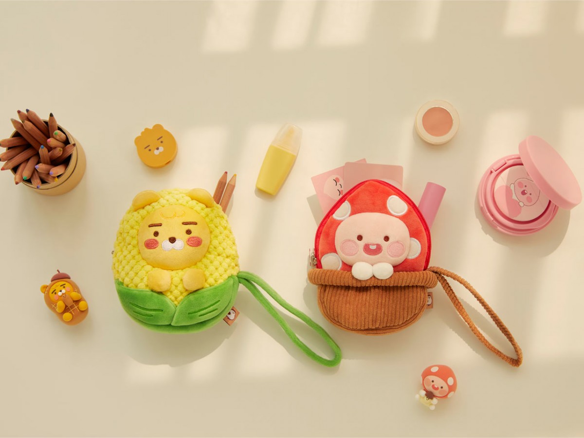 Harvest Friends coin pouches