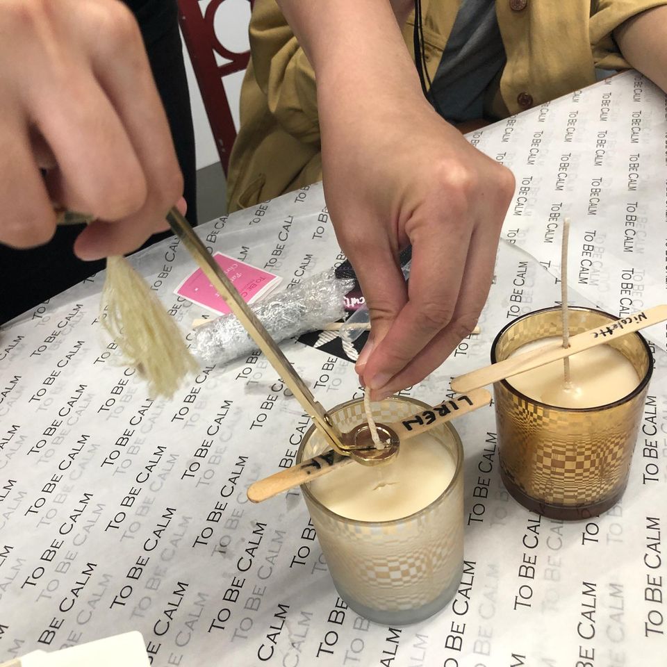 To Be Calm Candle Making Workshop