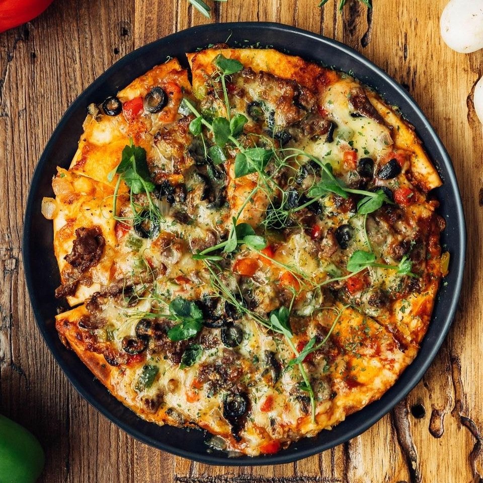 Walking On Sunshine Seoul Beef Bulgogi Pizza