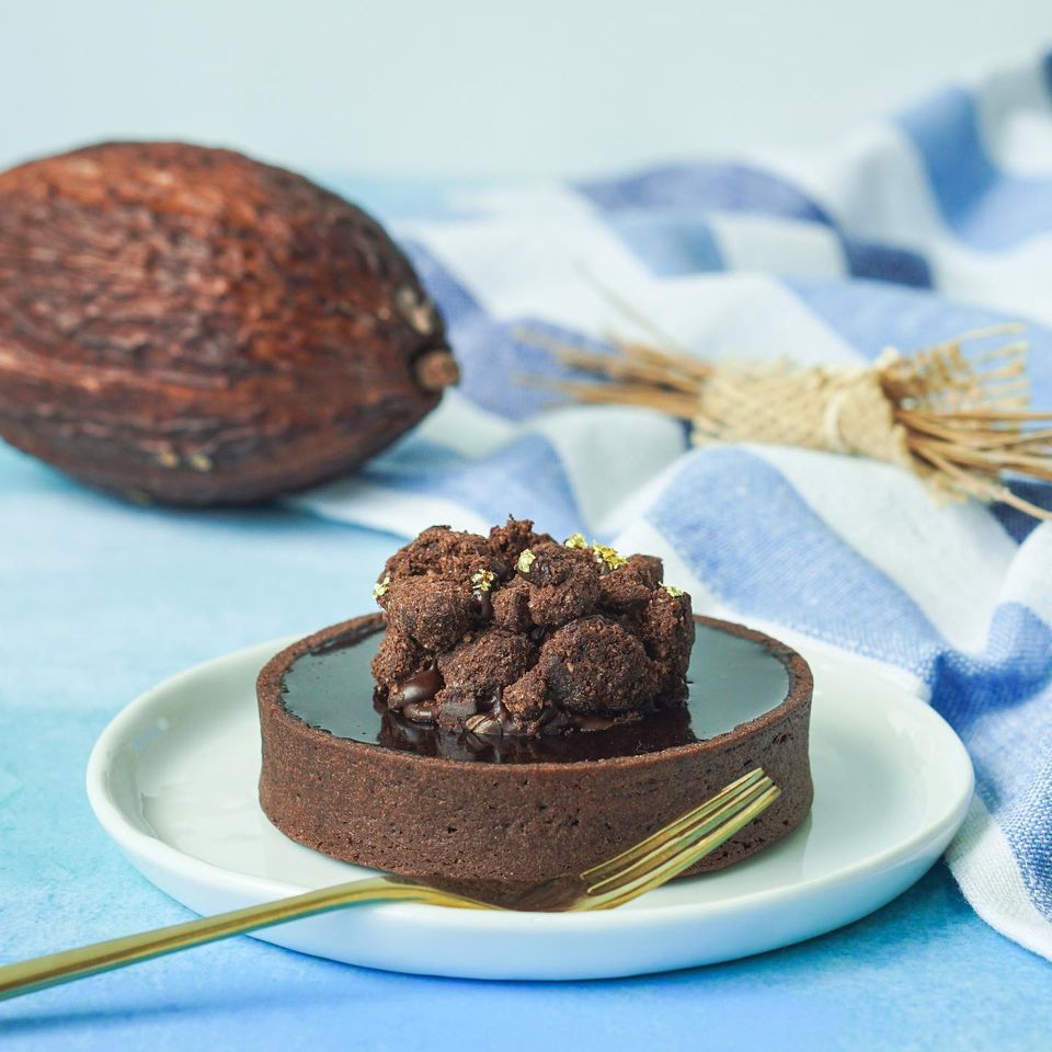 The Dark Gallery chocolate tart