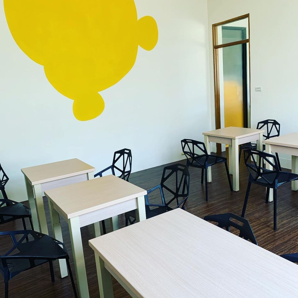 seating area at Winnie-The-Pooh-Themed YUME 咖啡輕食