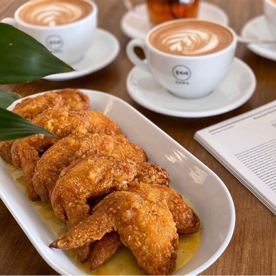 Kong Cafe honey butter Korean fried chicken wings