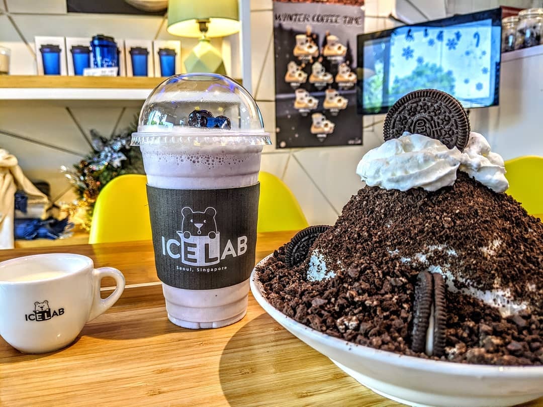 Ice Lab Cafe oreo bingsu