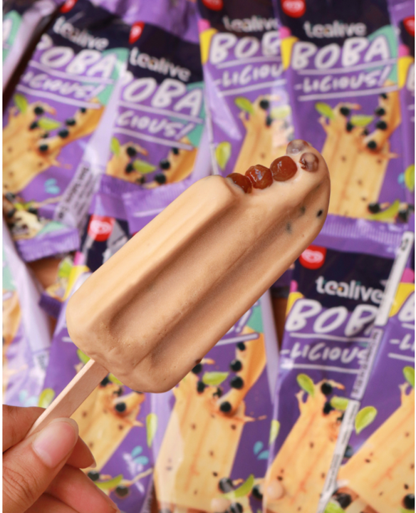 Wall's Tealive bobalicious bubble tea ice cream Singapore