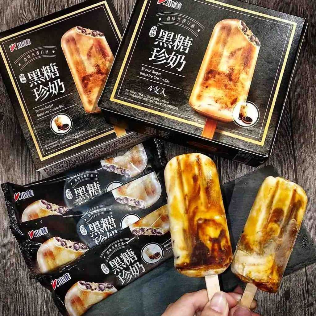 Xiao Mei brown sugar bubble tea ice cream Singapore