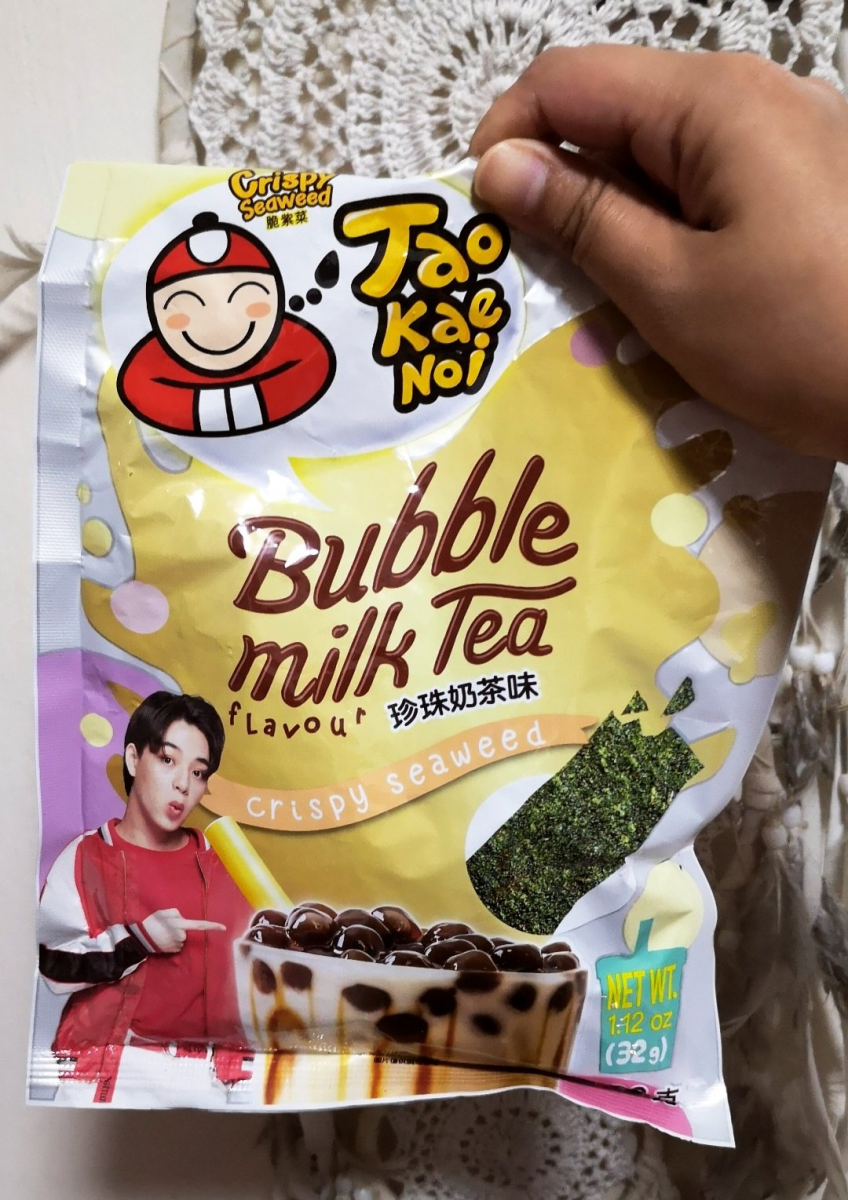 Tao Kae Noi bubble milk tea seaweed Singapore