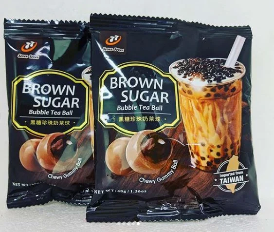 brown sugar bubble tea ball gummy candy Singapore