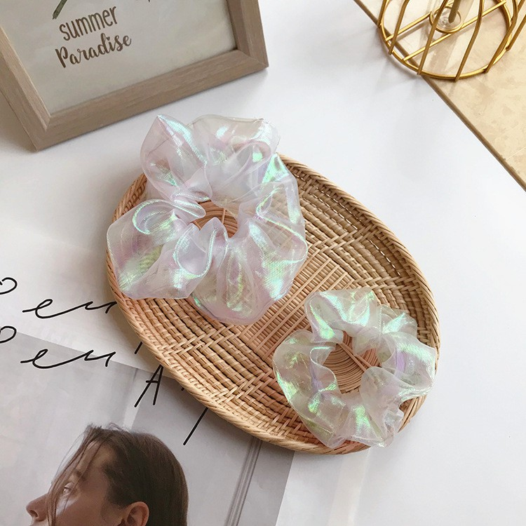 iridescent scrunchie Singapore Shopee