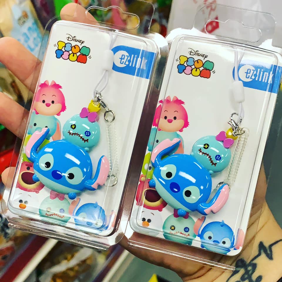 Disney Tsum Tsum Stitch Scrump Ez-Link Charm 2020 Singapore