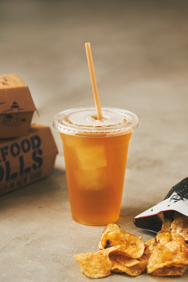 Luke's Lobster Garden of Eden Cold Brew Tea drink