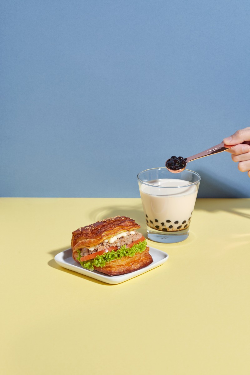 Charlie Tea sandwich danish