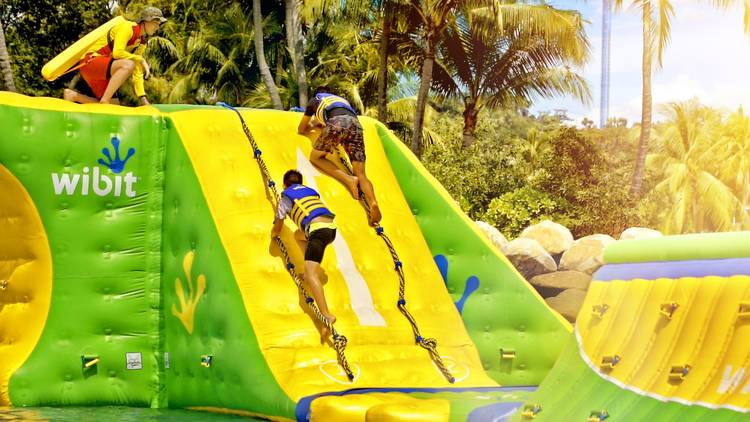 Hydrodash Singapore Sentosa floating waterpark