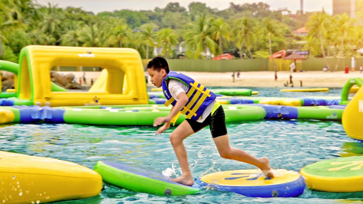 Hydrodash Singapore Sentosa floating waterpark