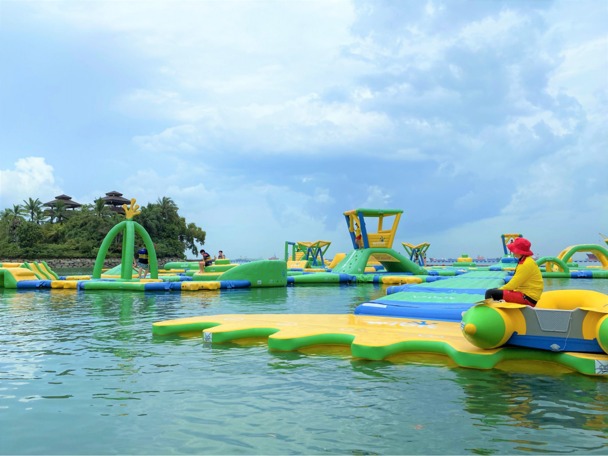 Hydrodash Singapore Sentosa floating waterpark