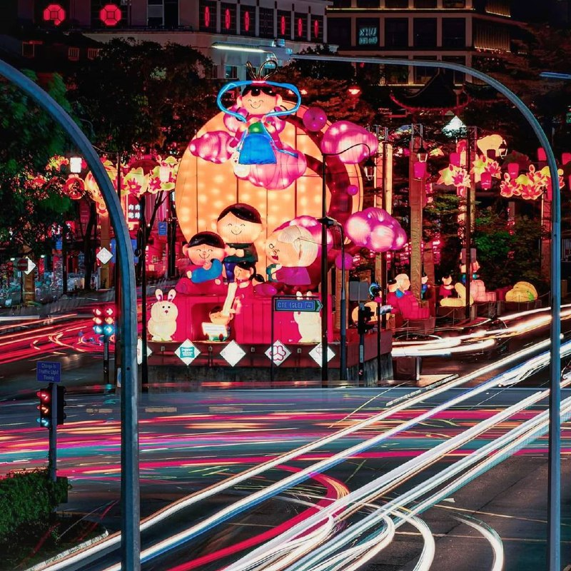 Chinatown mid-autumn festival light up Singapore 2020