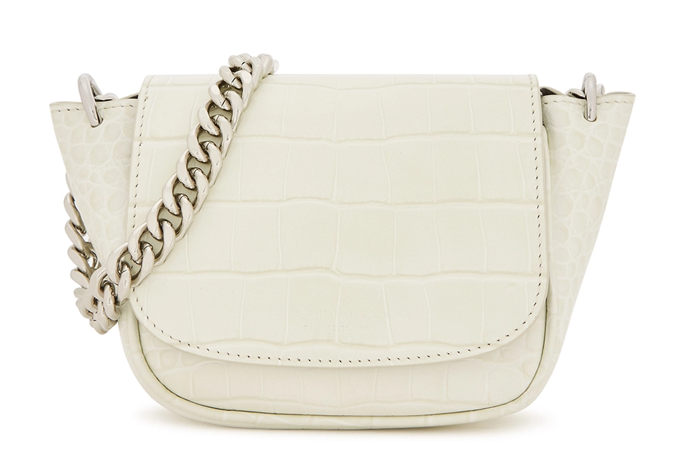 White mini luxury bags 2020 Singapore Simon Miller