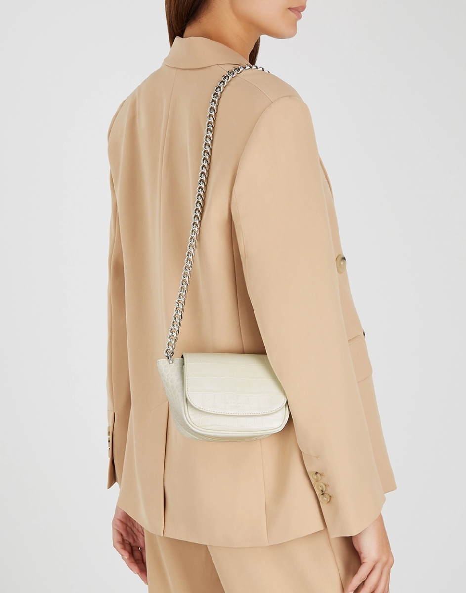 White mini luxury bags 2020 Singapore Simon Miller