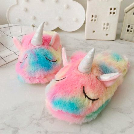 Unicorn bedroom slippers