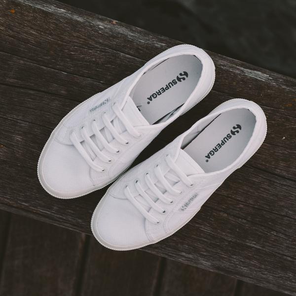 Superga white sneakers