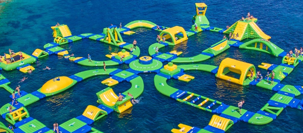 HydroDash Singapore floating waterpark Sentosa