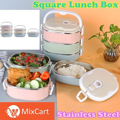 Triple layer lunch box
