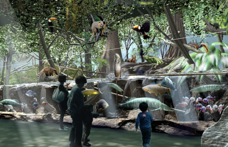 Xpark aquarium rainforest taoyuan, taiwan