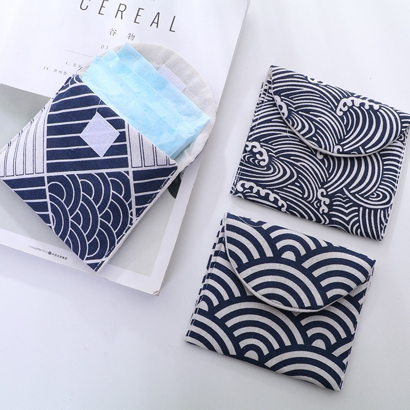 Cotton sanitary pad pouch