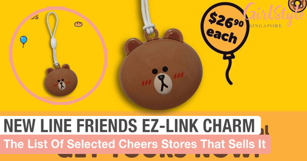 New LINE FRIENDS EZ-Link Charm Featuring The Adorable Brown Is Available Now