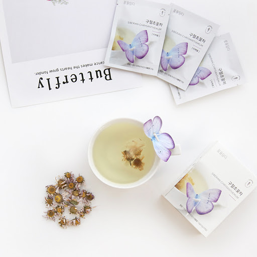 kKKOKDAM purple butterfly tea bags