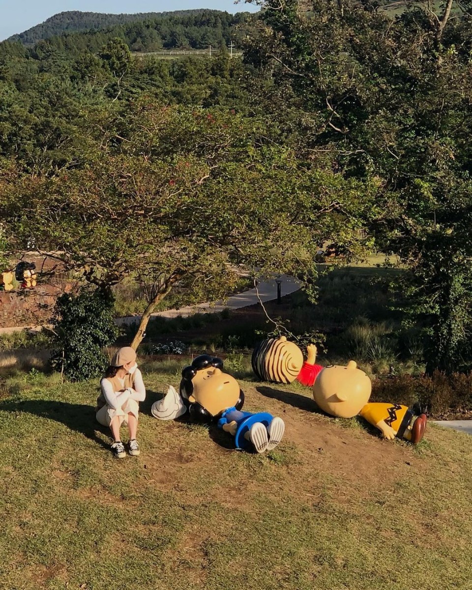 World Famous Author Square in snoopy garden jeju