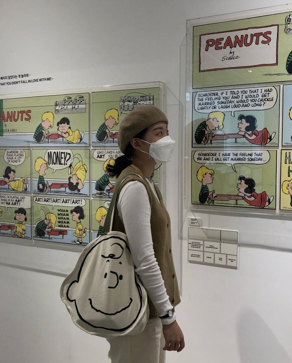snoopy garden comic strip exhibit