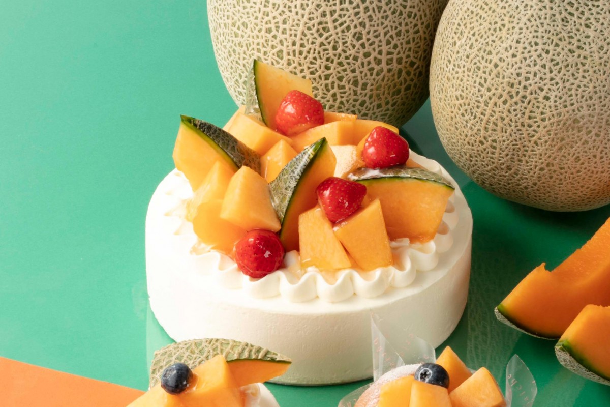 Hokkaido Cantaloupe Fruits Sand whole Cake
