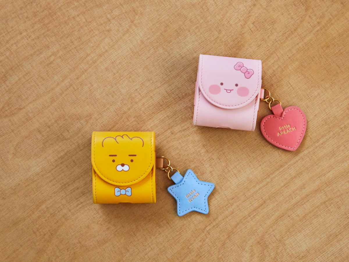 KAKAO FRIENDS apeach and ryan airpods pouch