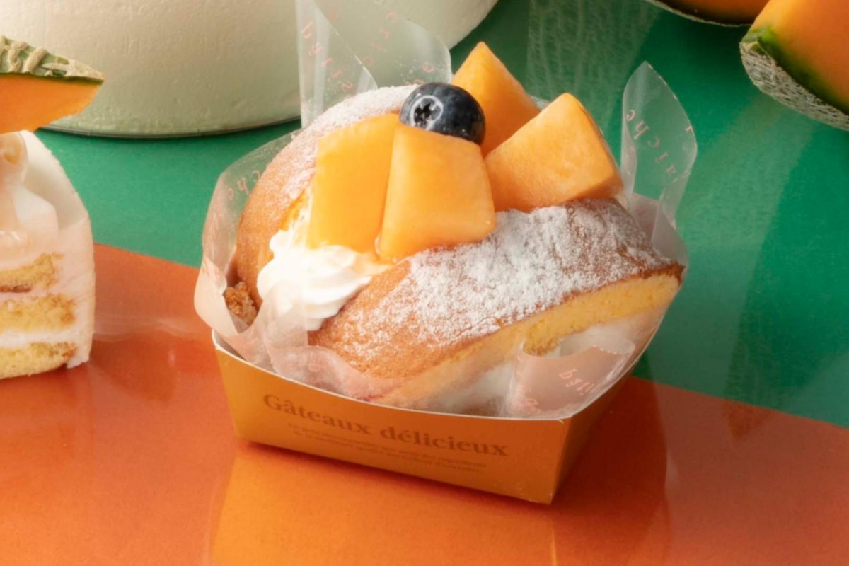 Hokkaido Cantaloupe Dessert Roll Cup