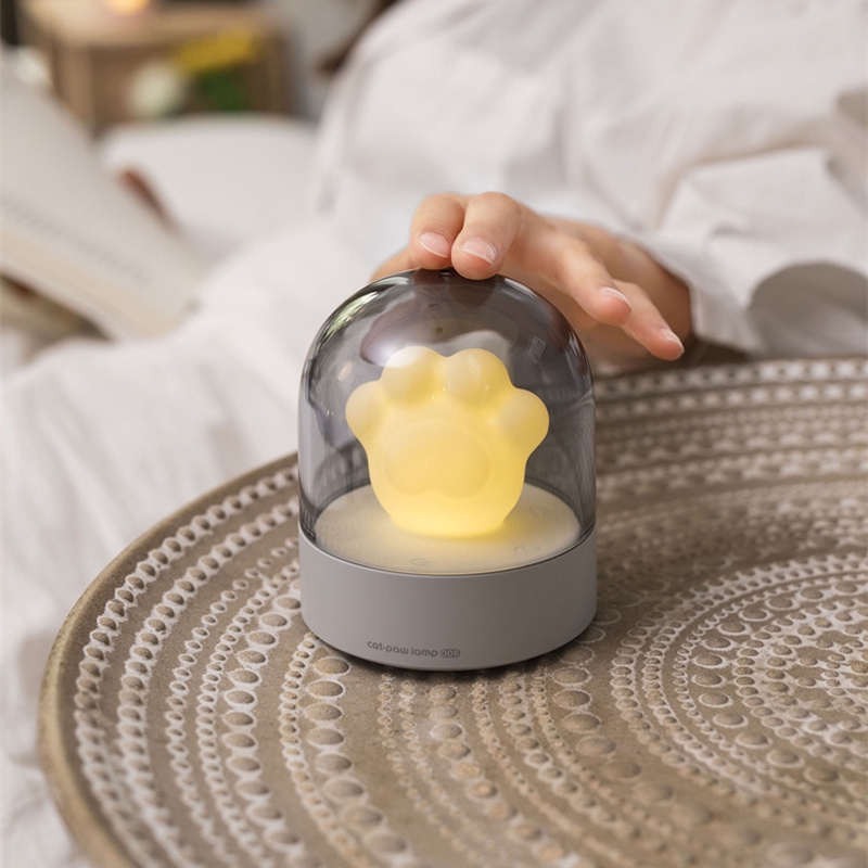 grey Cat Night Light