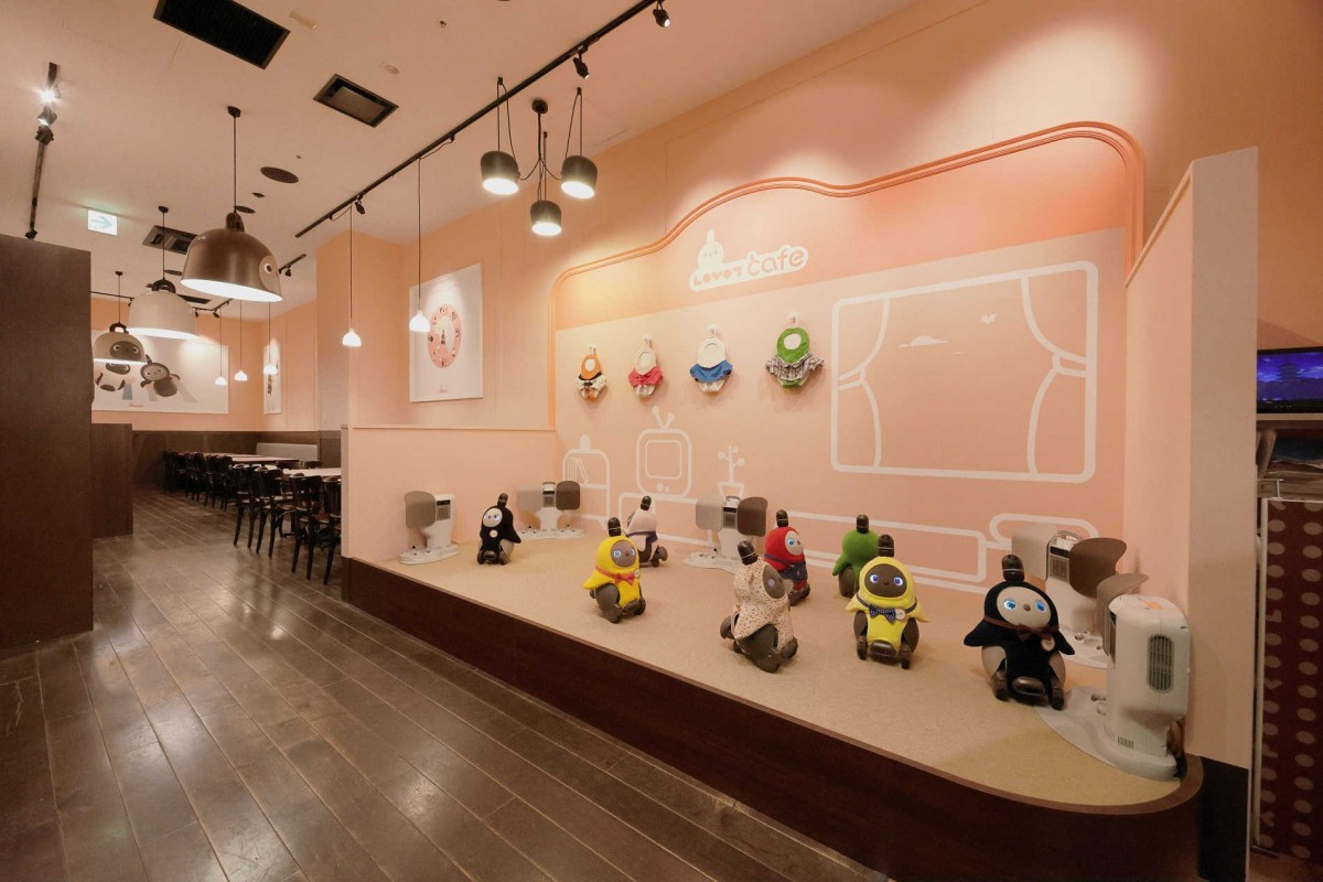 Lovot Cafe in kanagawa, japan