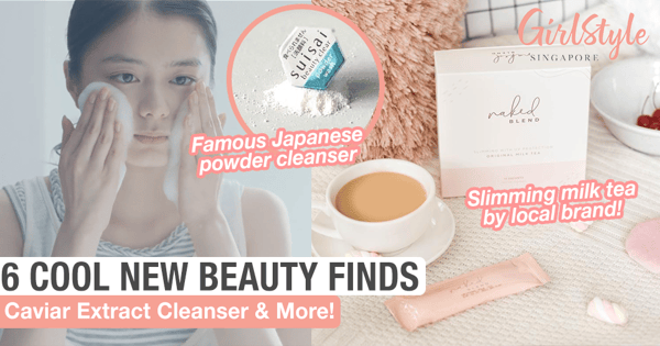 6 Cool New Beauty Finds: Slimming Milk Tea, Caviar Skincare, Japanese Powder Cleanser & More