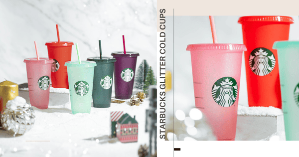 New Starbucks Singapore $7.40 Glitter Cold Cups Make For Affordable Christmas Gifts