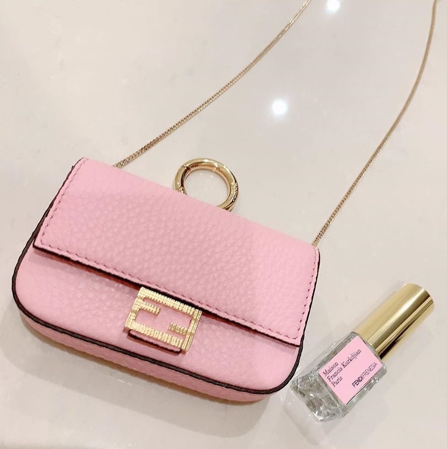 Fendi Frenesia pink scented bag Singapore