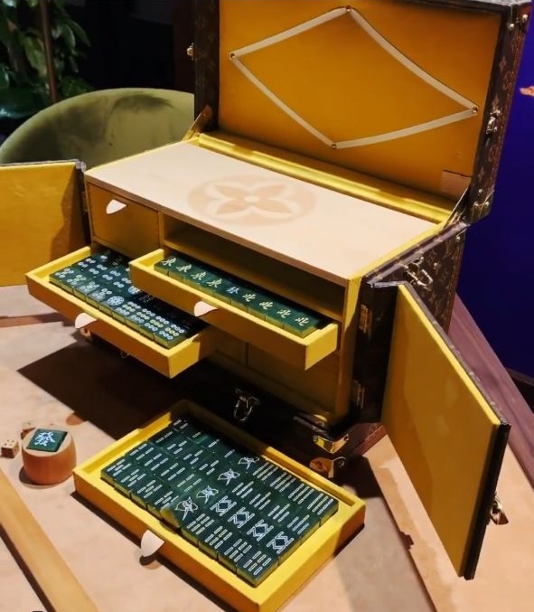 Louis Vuitton jade mahjong set