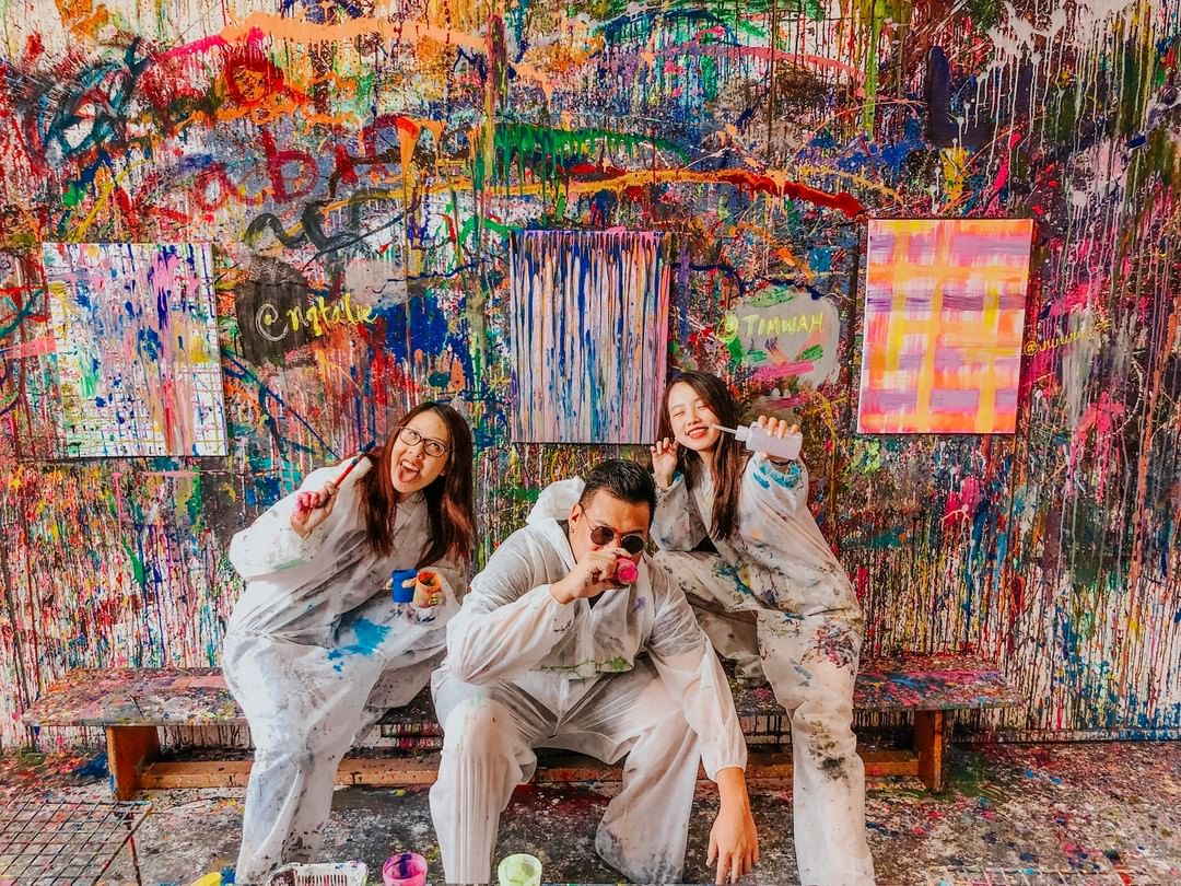 Splat Paint House art jamming Singapore