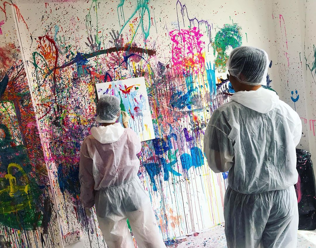 Splat Paint House art jamming Singapore