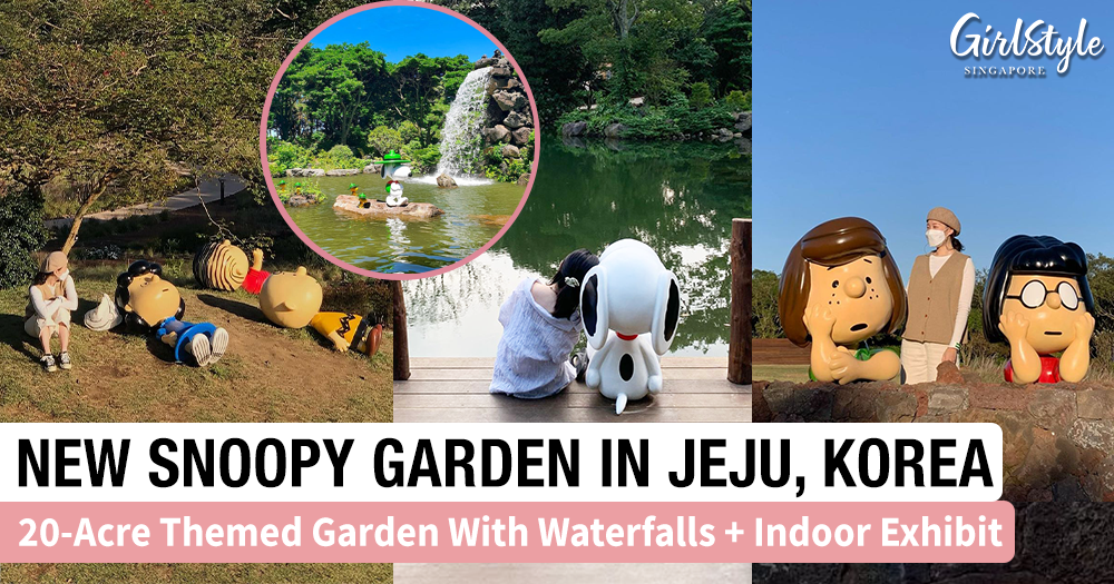 Snoopy Garden Attraction In Jeju, Korea Has Indoor & Outdoor Exhibits
