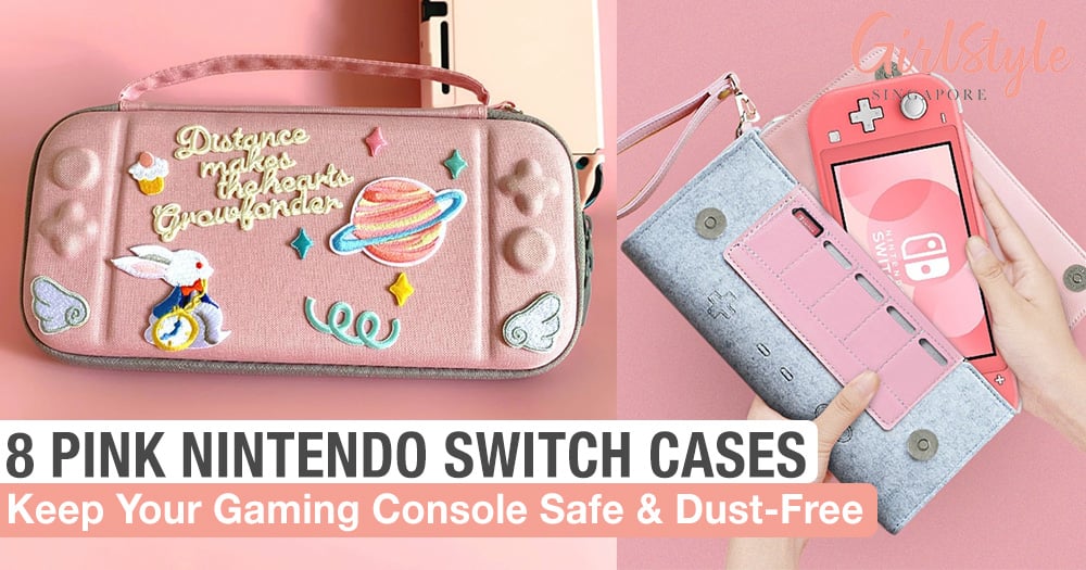 8 Pink Nintendo Switch Carrying Cases In Singapore For Ladies