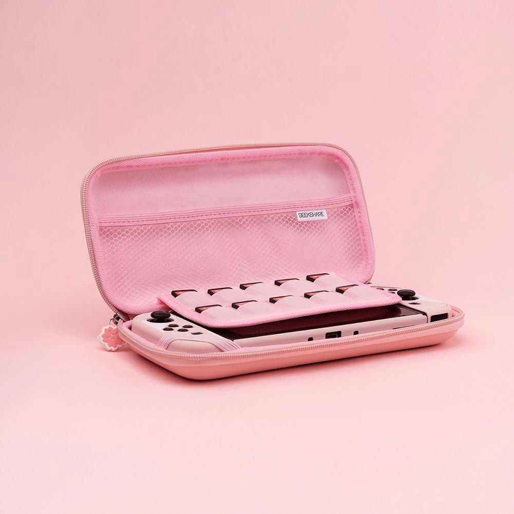 pink sakura Nintendo Switch case Singapore