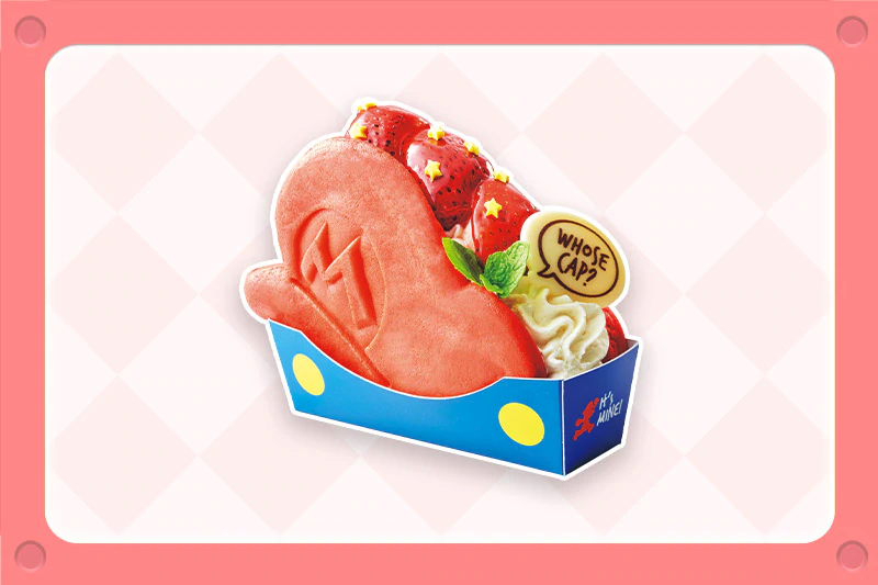 Universal Studios Japan mario hat shortcake sandwich