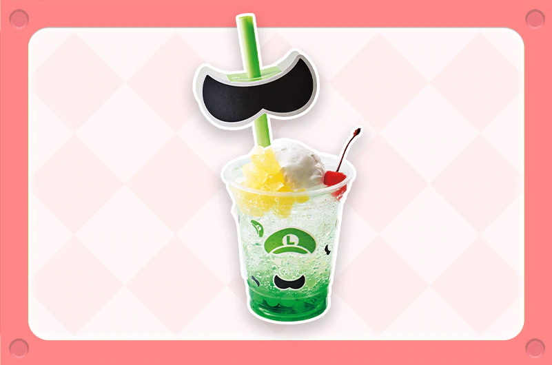 Luigi green apple cream soda