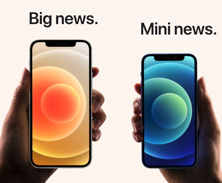 iPhone 12 and iPhone 12 mini